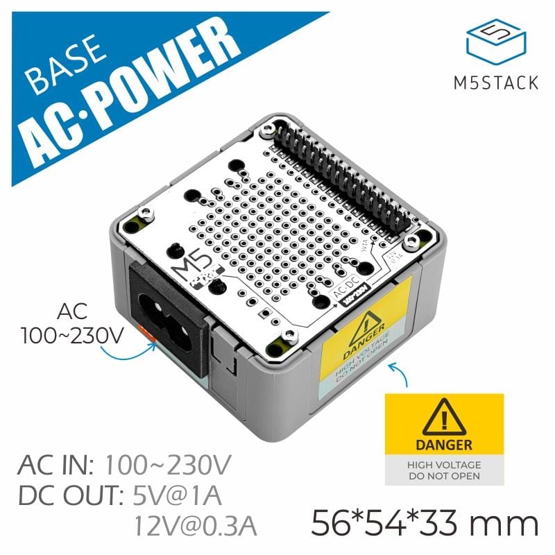 M5Stack AC Power Base - The Pi Hut