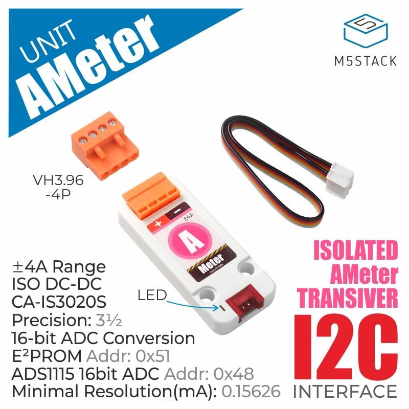 M5Stack Ammeter Unit (ADS1115) - The Pi Hut