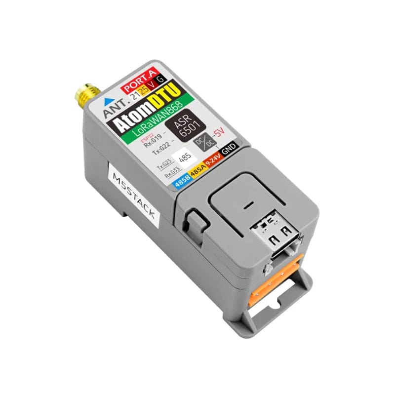 M5Stack Atom DTU LoRaWAN Kit 868MHz (ASR6501) - The Pi Hut