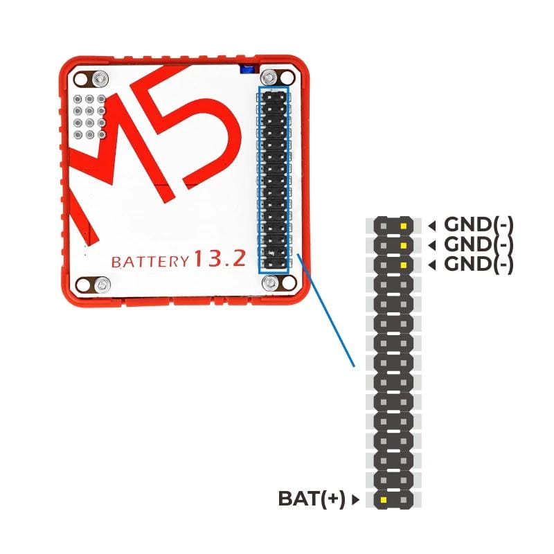 M5Stack Battery Module 13.2 (1500mAh) - The Pi Hut