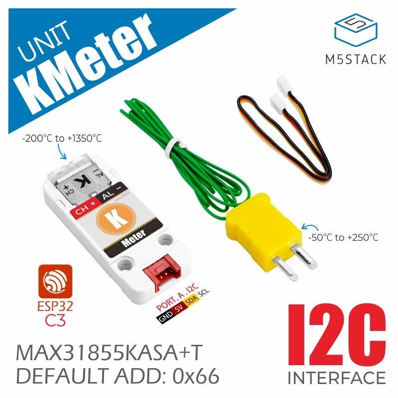 M5Stack Kmeter Unit with Thermocouple Temperature Sensor (MAX31855) - The Pi Hut