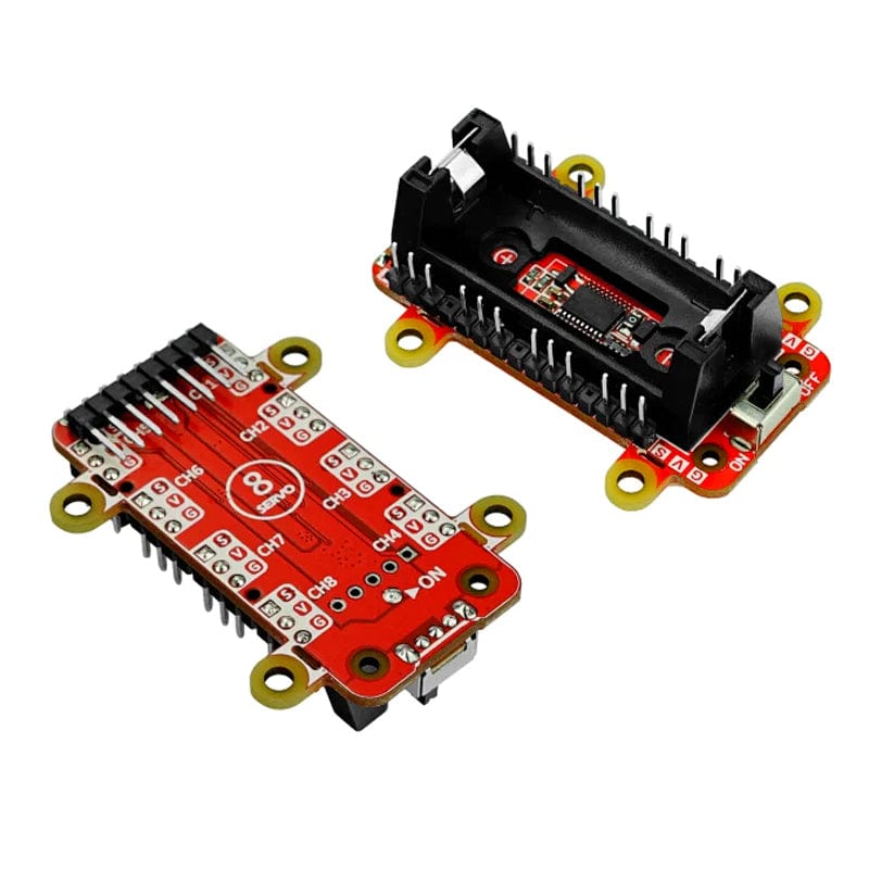 M5Stack M5StickC 8-Channel Servo Driver HAT - The Pi Hut