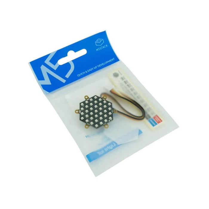 M5stack Led M5Stack Neo HEX 37 RGB LED Board (WS2812) - The Pi Hut