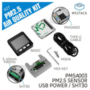 M5Stack PM 2.5 Air Quality Kit (PMSA003 + SHT30) - The Pi Hut