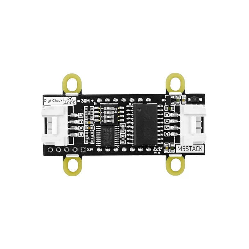 M5Stack Red 7-Segment Digit Clock Unit - The Pi Hut