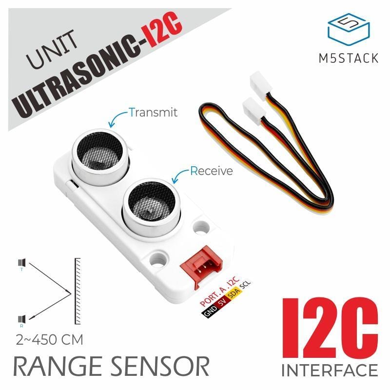 M5Stack Ultrasonic Distance Unit I2C (RCWL-9620) - The Pi Hut