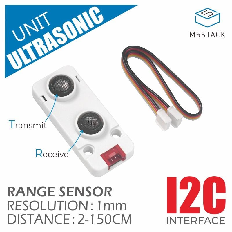 M5Stack Ultrasonic Distance Unit (RCWL-9600) - The Pi Hut