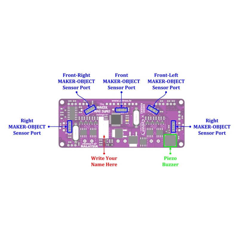 Maker Mini Sumo Controller - The Pi Hut