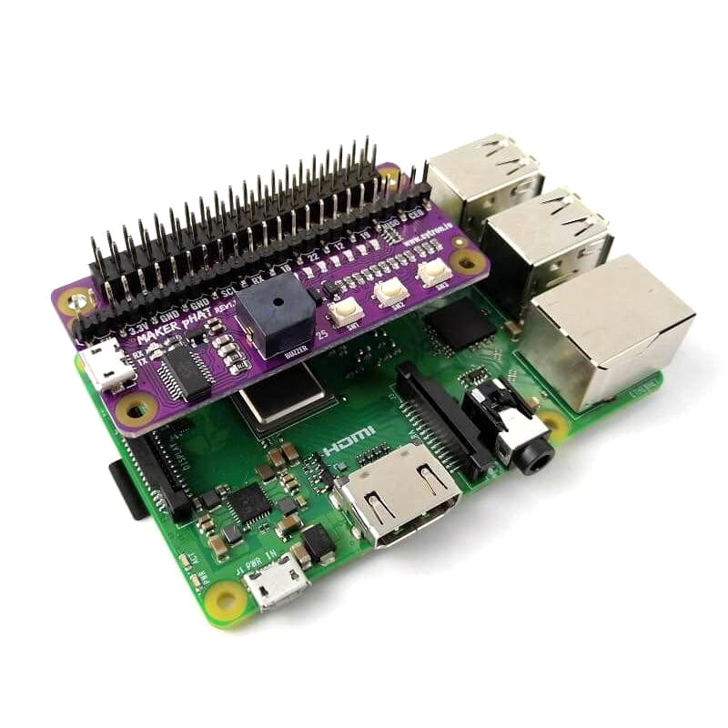 Maker pHAT: Simplifying Raspberry Pi for Education - The Pi Hut