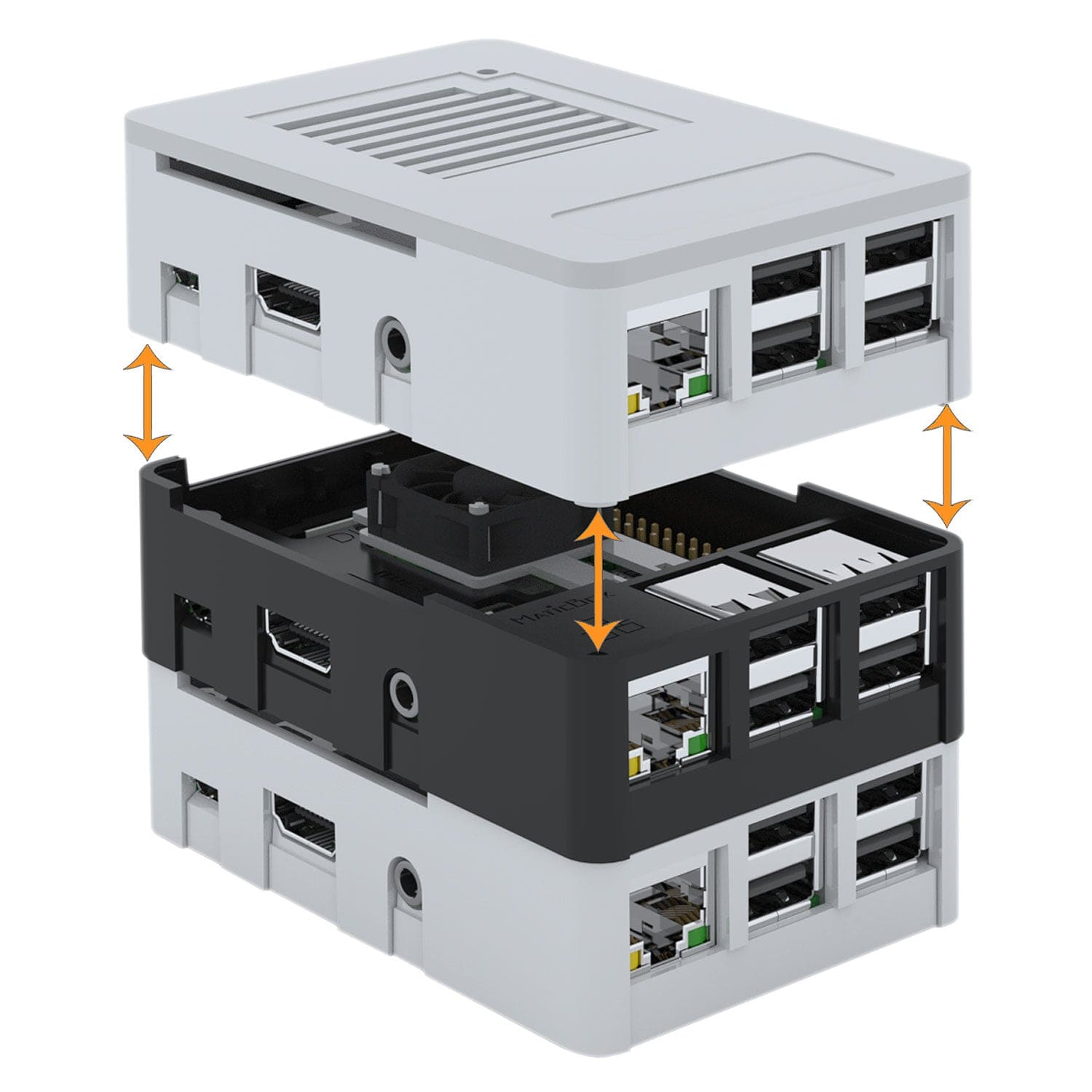 MaticBox 3 Case for Raspberry Pi 3/3B+ - The Pi Hut