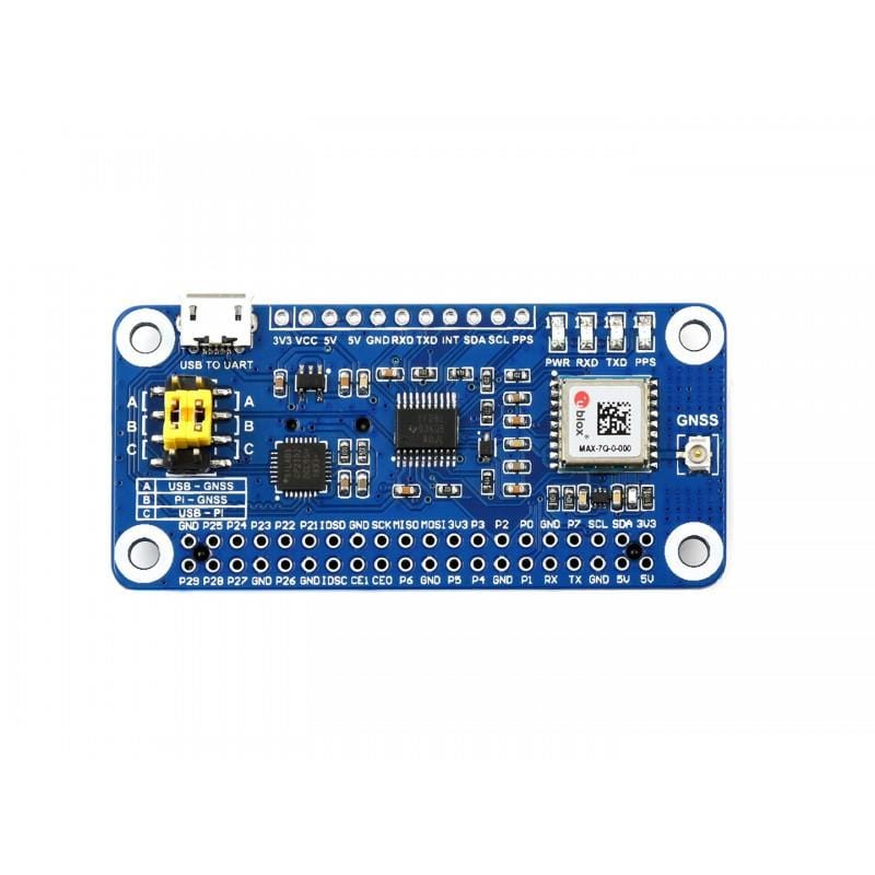 MAX-7Q GNSS HAT for Raspberry Pi - The Pi Hut