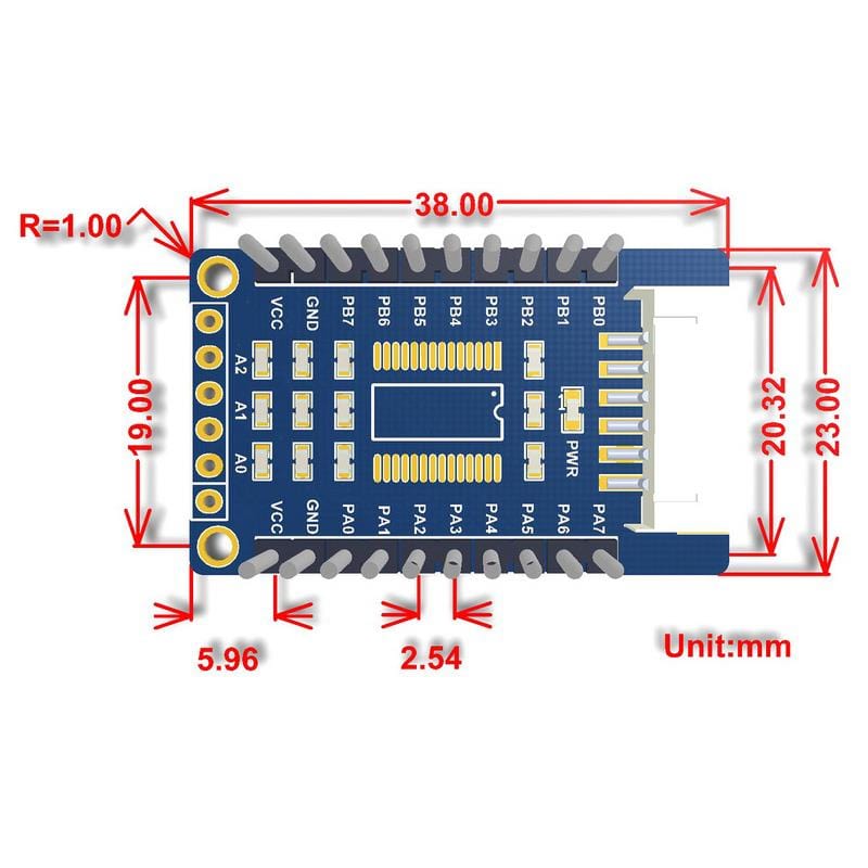 MCP23017 IO Expansion Board - The Pi Hut