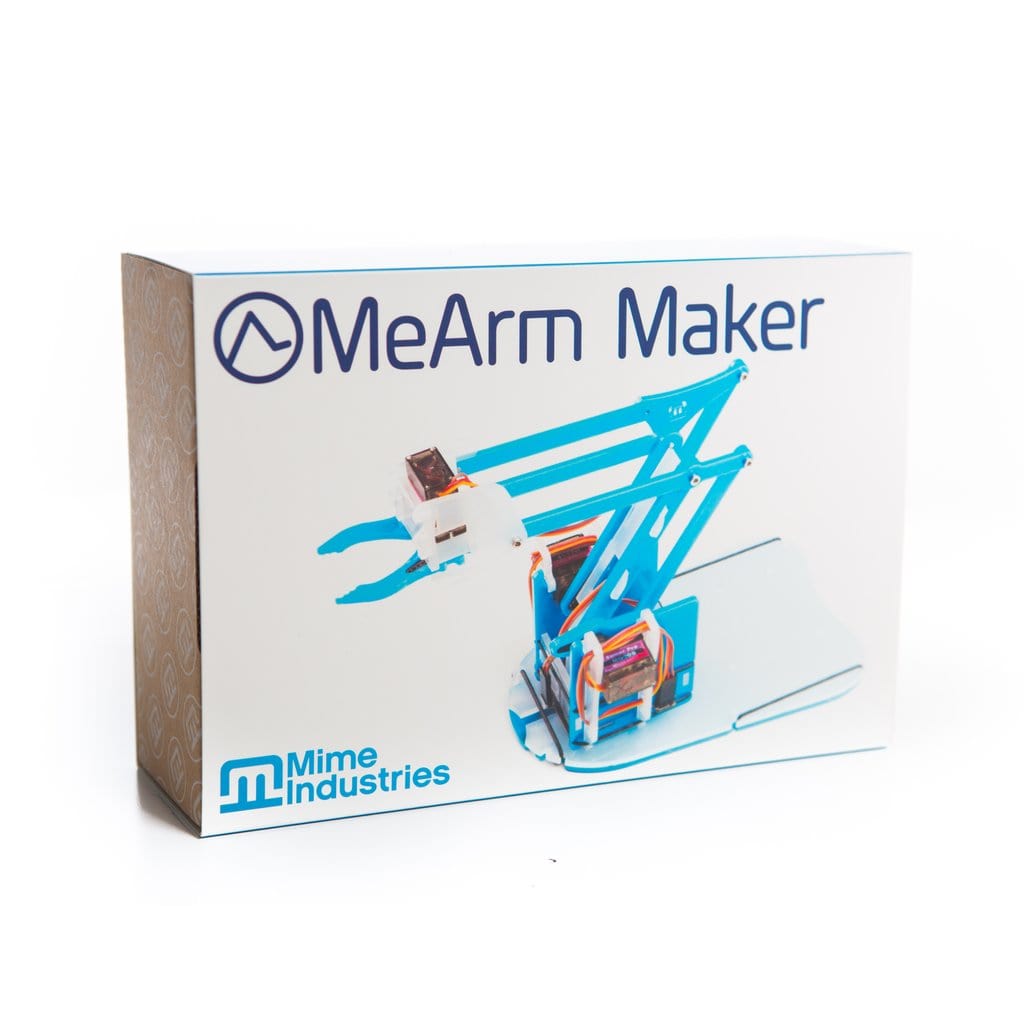 MeArm Robot Classic Maker Kit - Blue - The Pi Hut