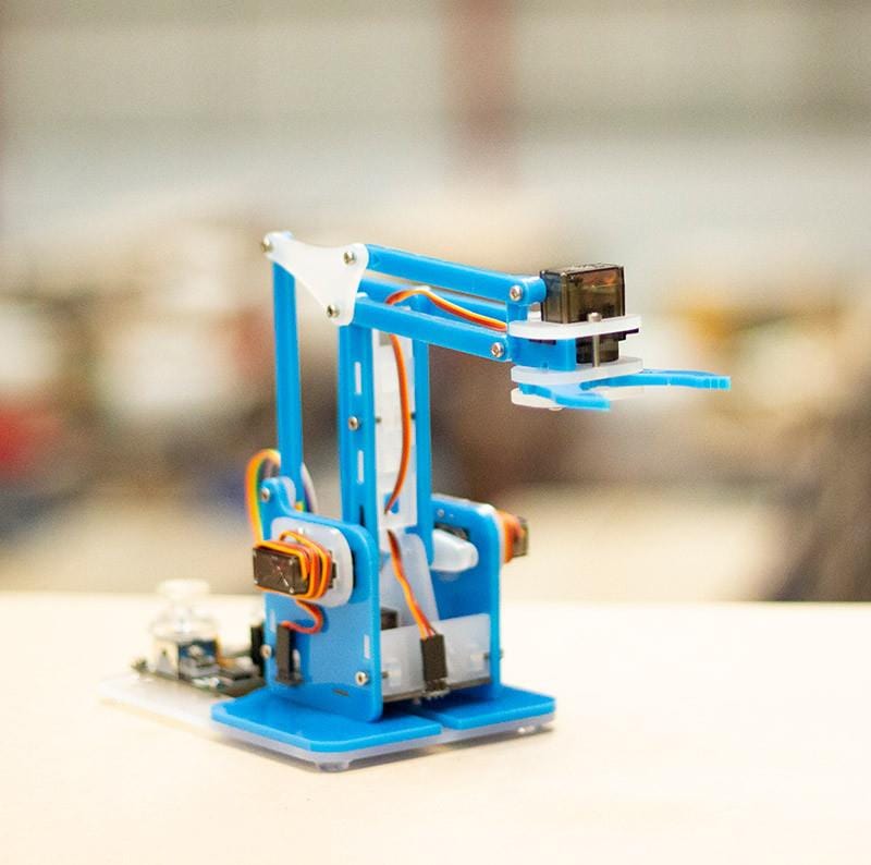 MeArm Robot Raspberry Pi Kit - Blue - The Pi Hut