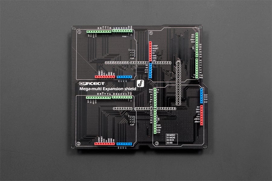 Mega Multi IO Shield for Arduino Mega / DUE - The Pi Hut