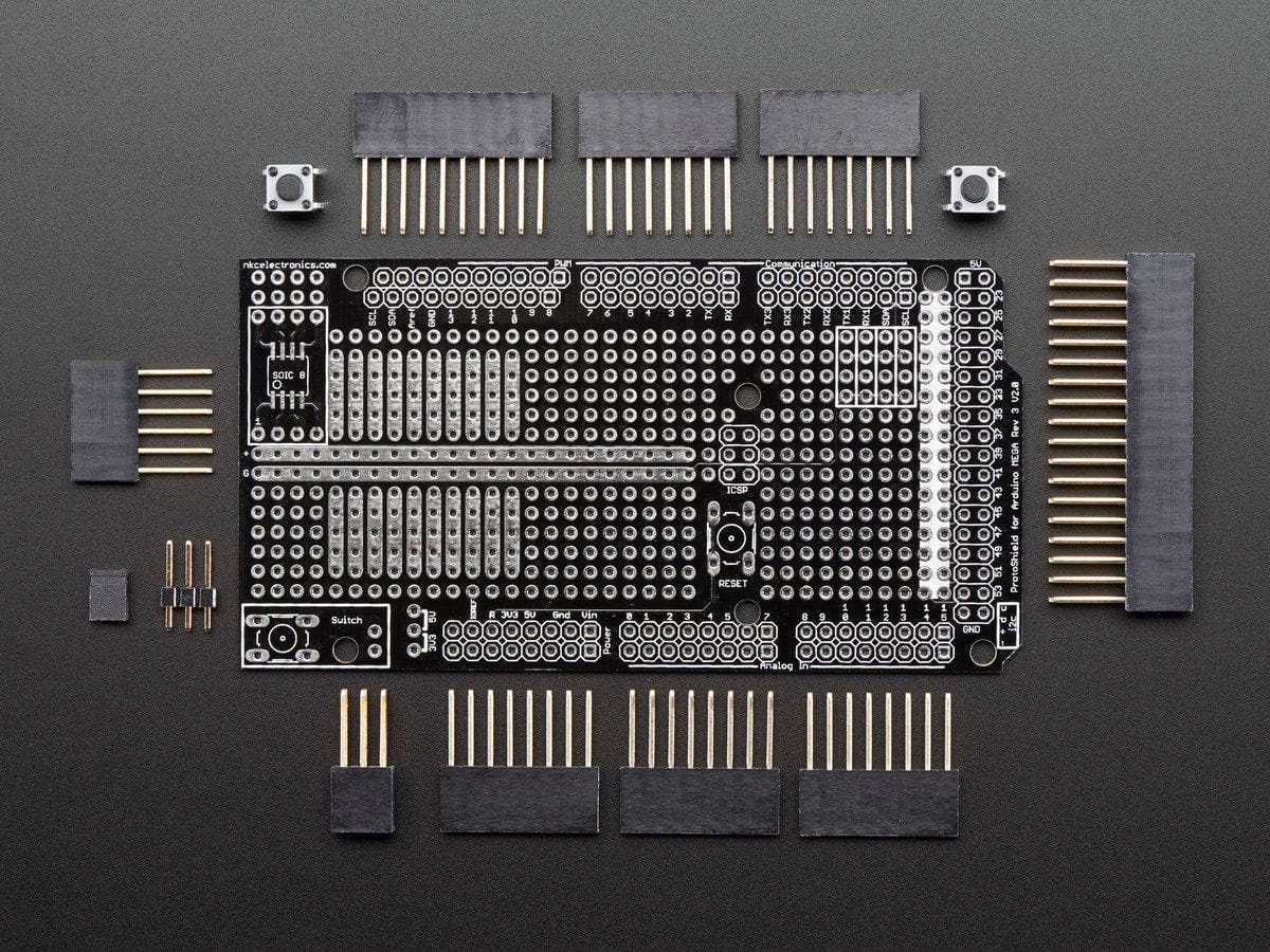 Mega protoshield for Arduino - The Pi Hut