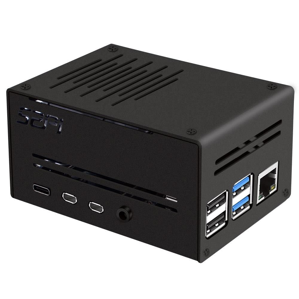  GeeekPi Aluminum NAS Case for Raspberry Pi 4 with ICE