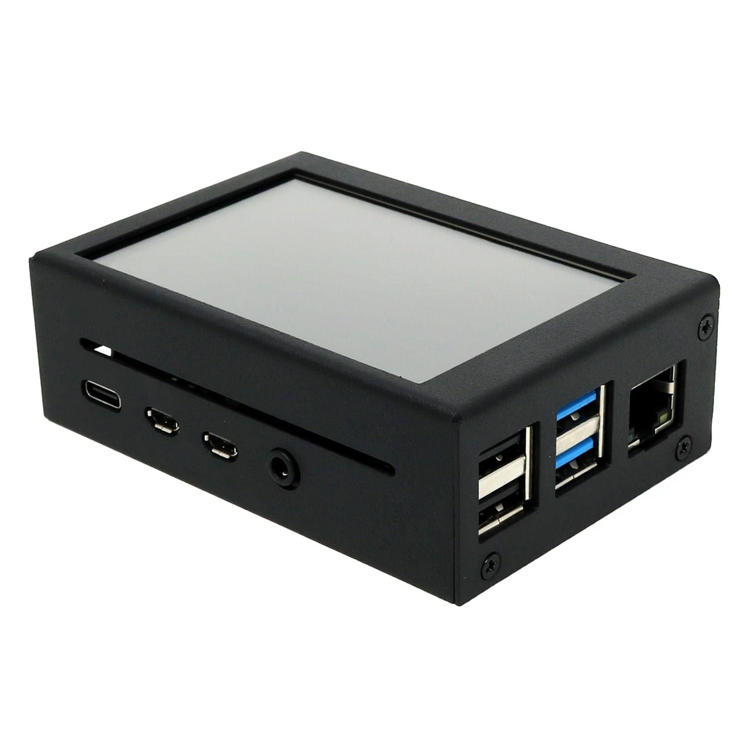Raspberry Pi 4 Metal Case with 3.5" TFT Touchscreen (480x320) - The Pi Hut