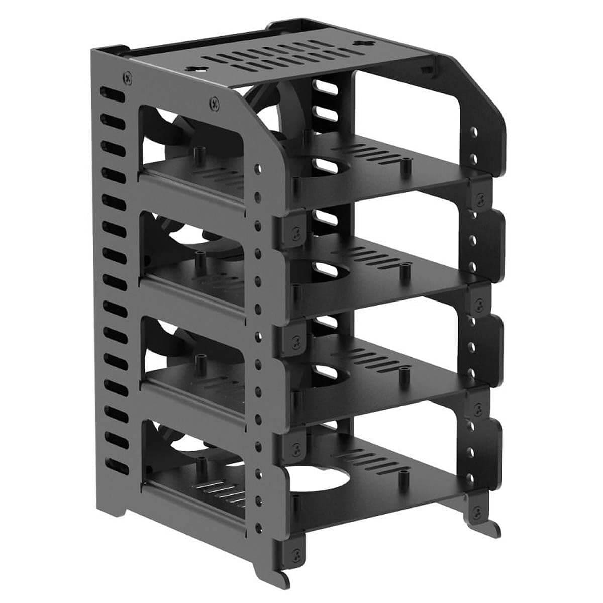 Metal Cluster Rack Case for Raspberry Pi - The Pi Hut