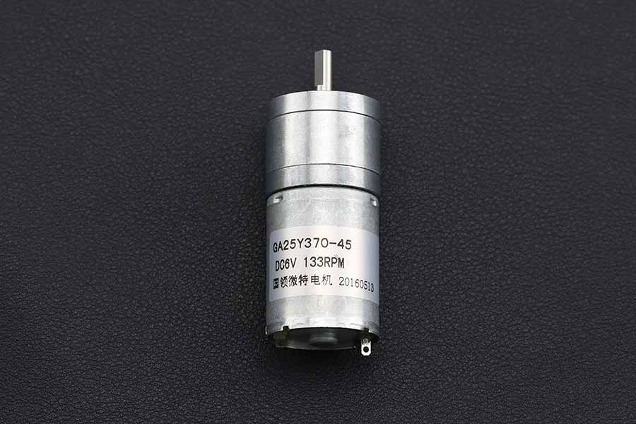 Metal DC Geared Motor - 6V 133RPM 4.5kg.cm - The Pi Hut