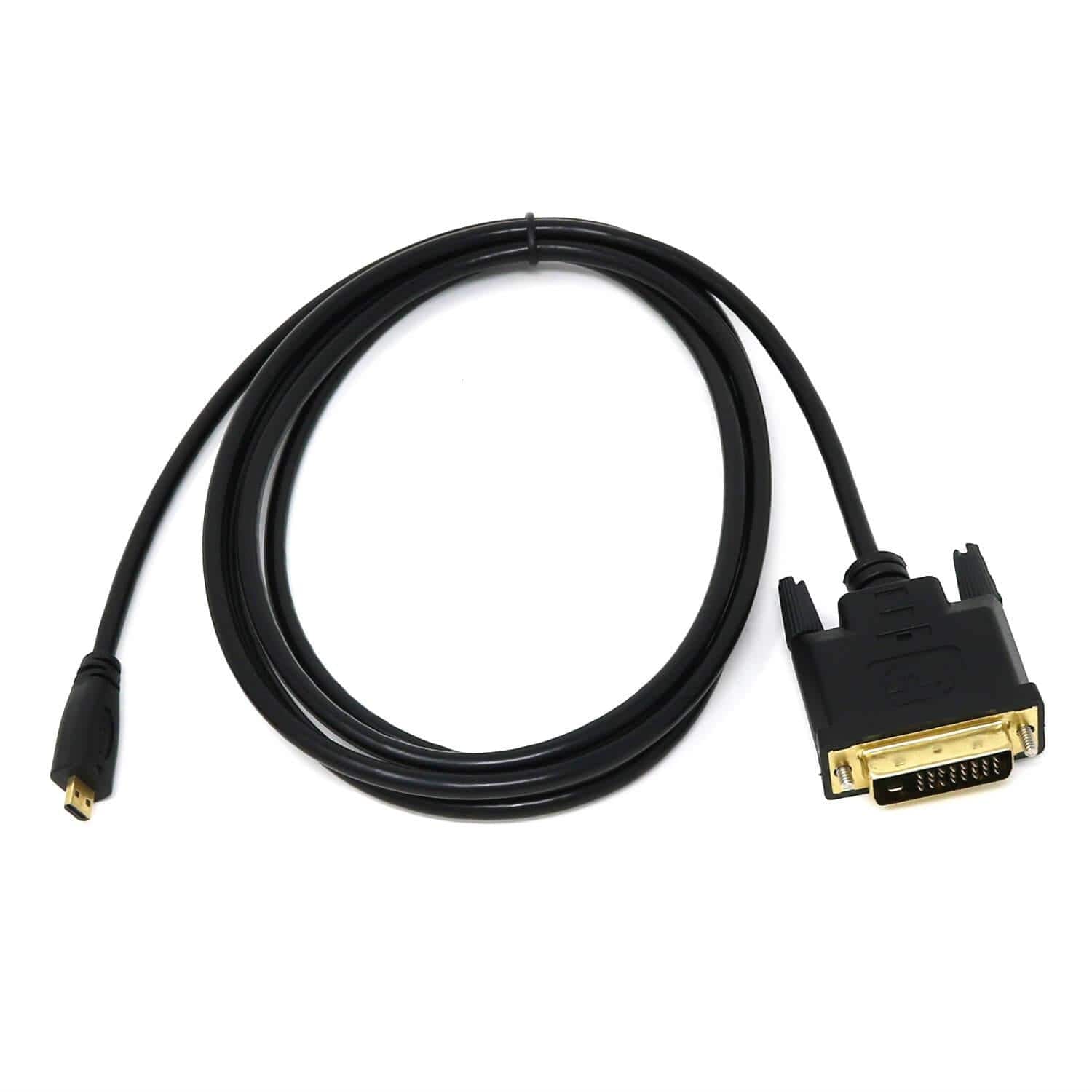 Micro HDMI to DVI-D Cable for Raspberry Pi 4 - The Pi Hut