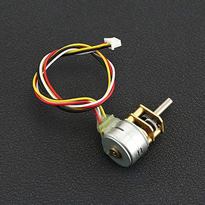 Micro Metal Geared Stepper Motor (12V 0.6kg.cm) - The Pi Hut