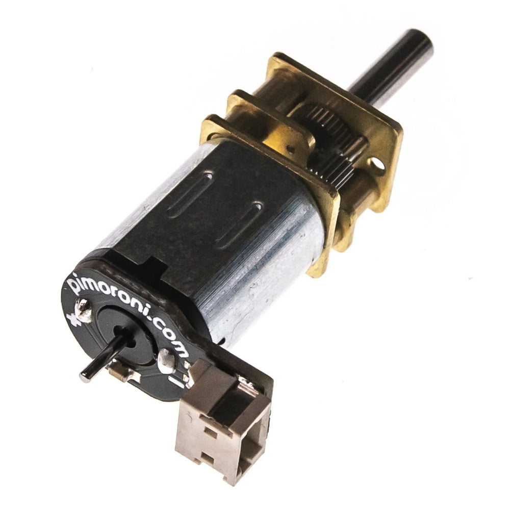Micro Metal Gearmotor with Motor Connector Shim (MCS) - The Pi Hut