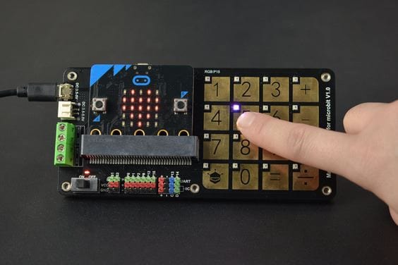 micro:Touch - Math & Automation Touch Keyboard for micro:bit - The Pi Hut