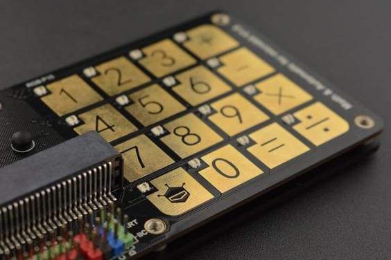 micro:Touch - Math & Automation Touch Keyboard for micro:bit - The Pi Hut