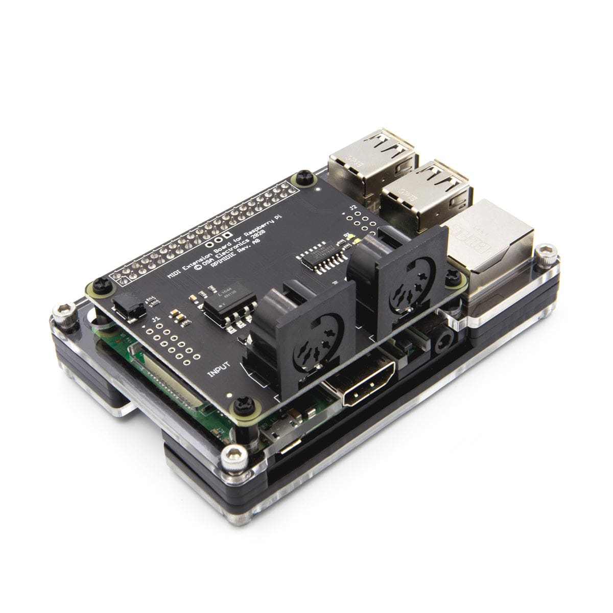 MIDI Board for Raspberry Pi - The Pi Hut