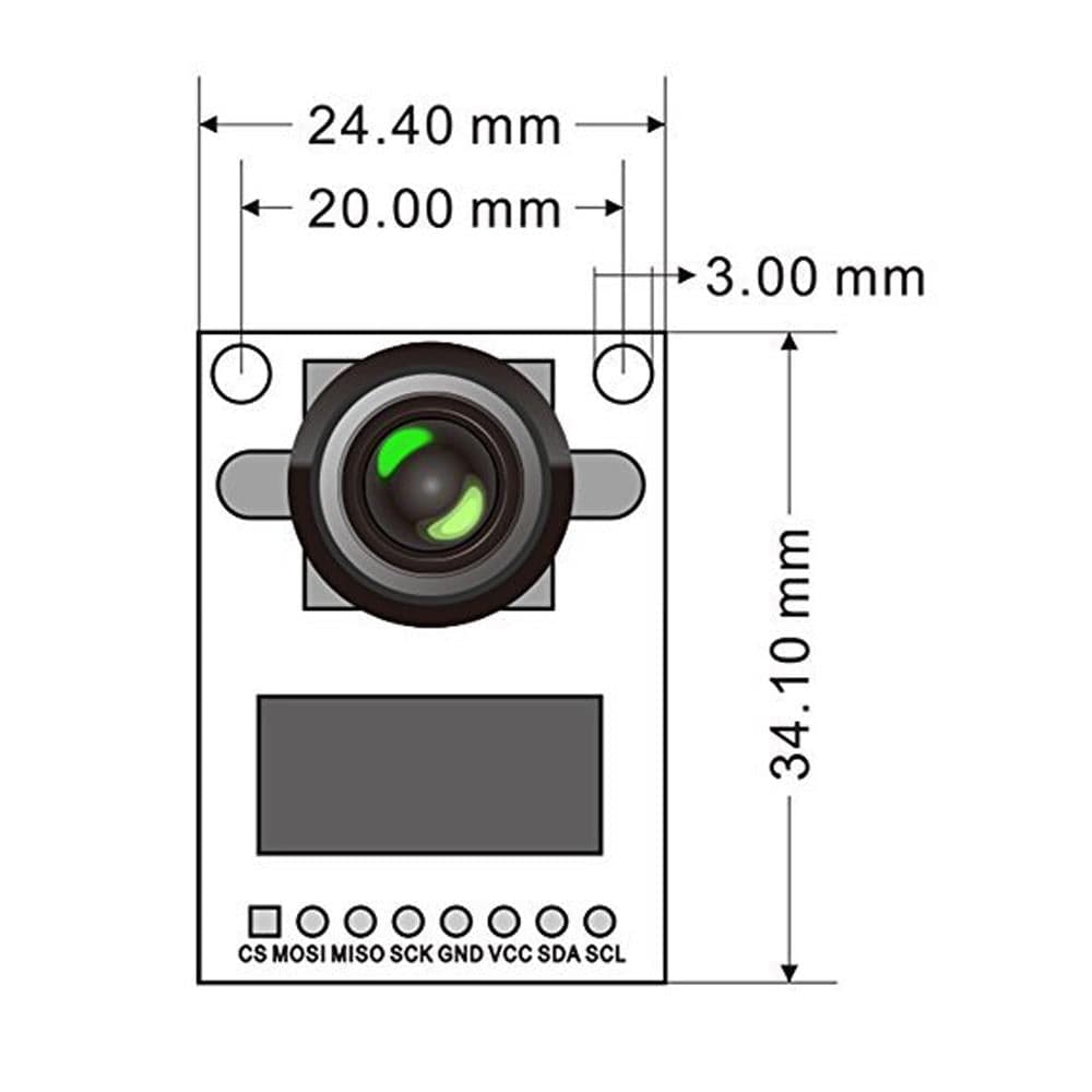 Mini 2MP SPI Camera Module for Raspberry Pi Pico - The Pi Hut