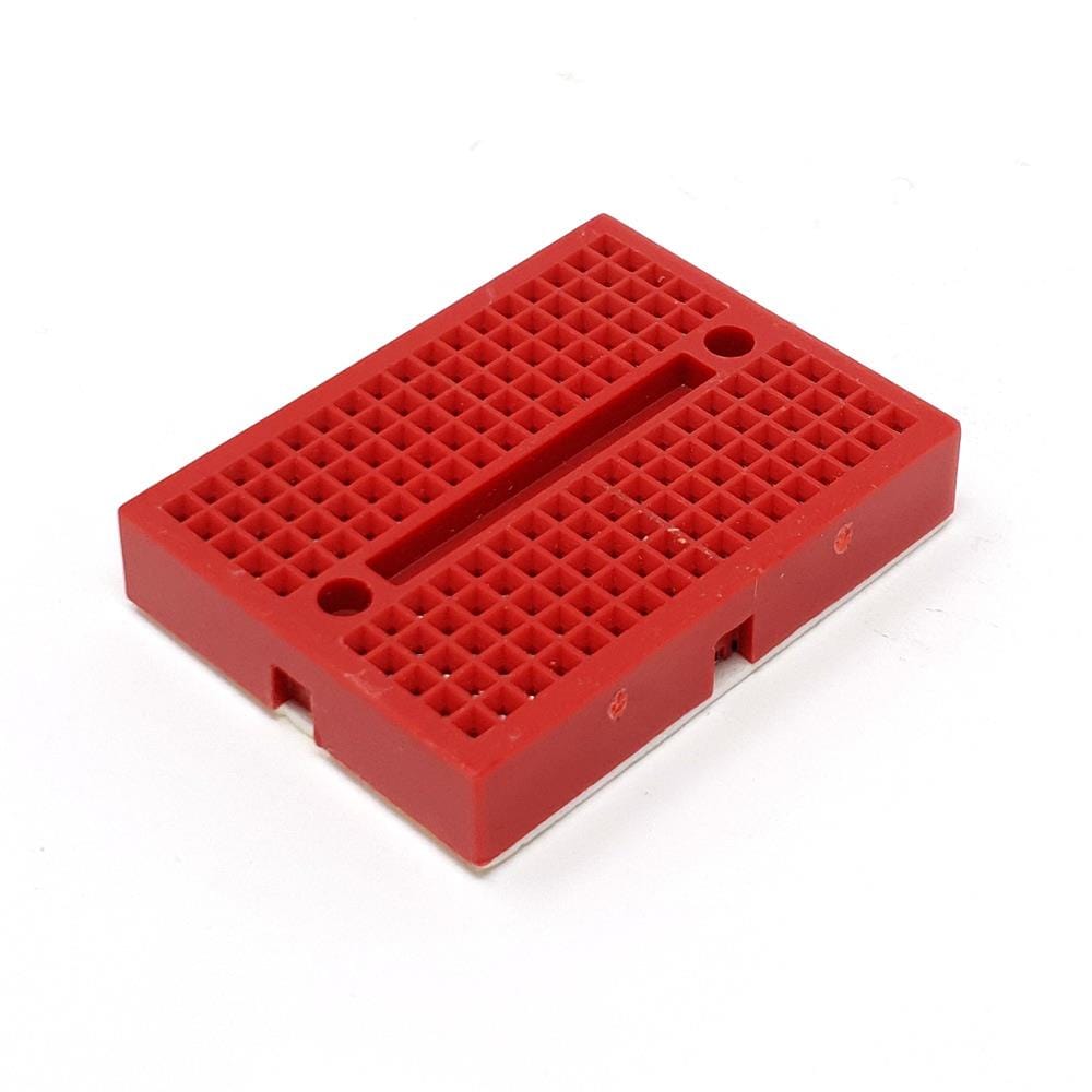 Mini Breadboard - Red - The Pi Hut