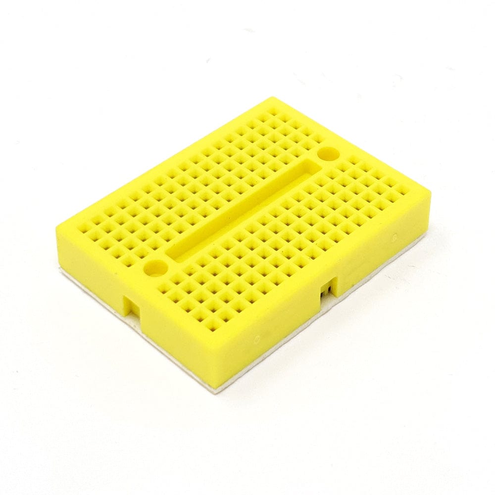 Mini Breadboard - Yellow - The Pi Hut