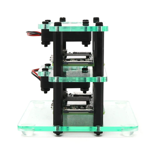 Mini Cluster Case for Raspberry Pi Zero 2 (with Fans) The Pi Hut