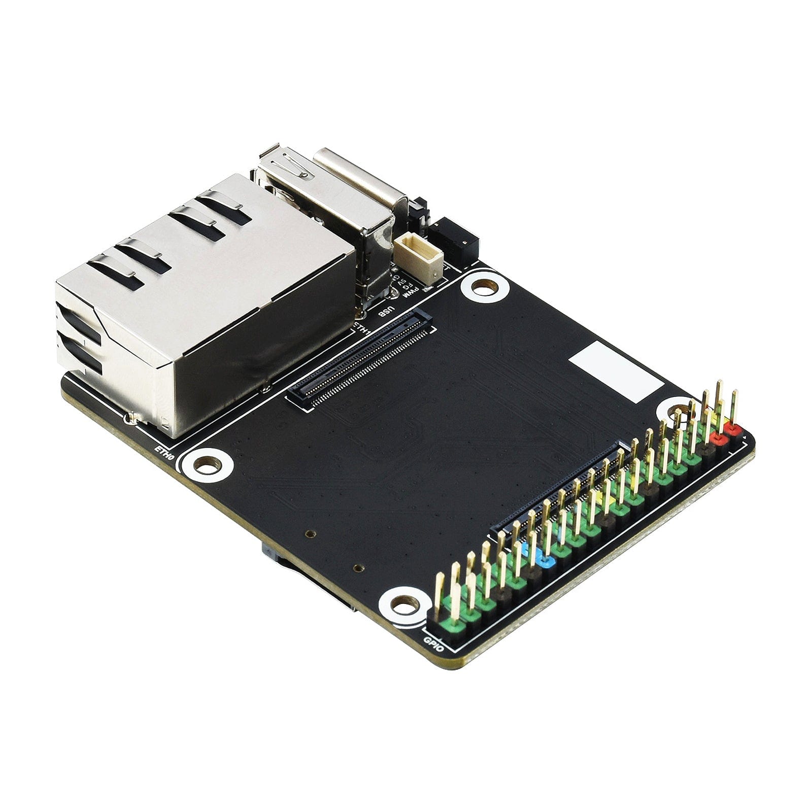 Mini Dual Gigabit Ethernet Base Board for Raspberry Pi CM4 - The Pi Hut