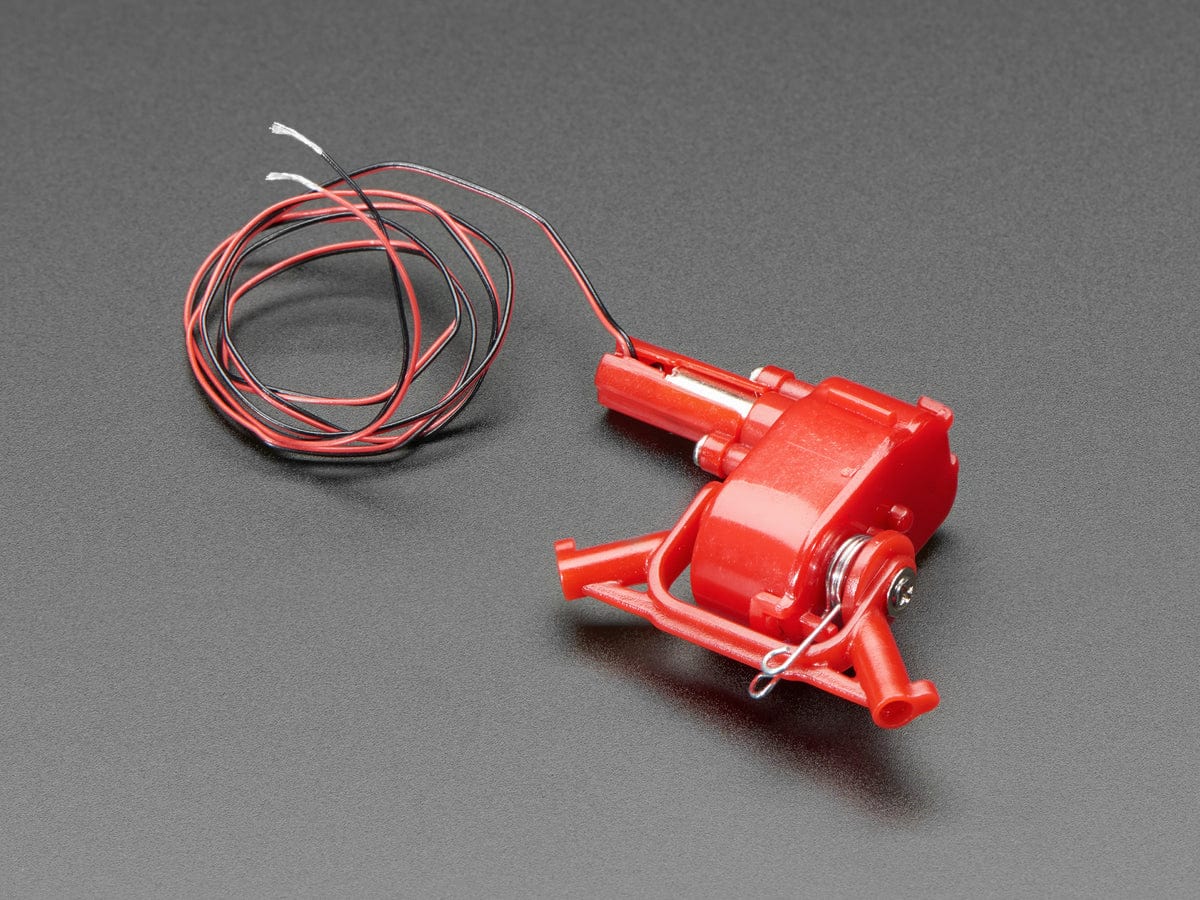Mini Geared Pager Motor with Return Spring - The Pi Hut