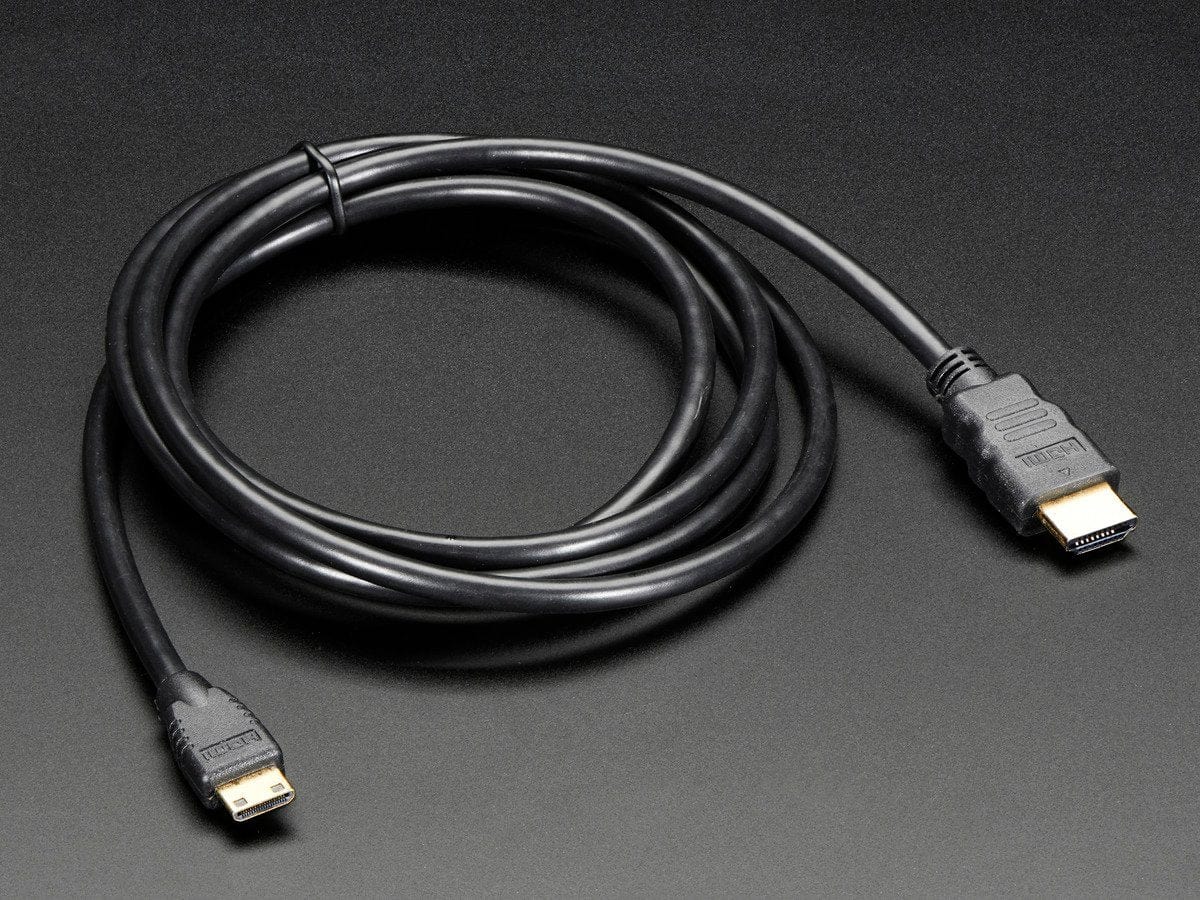 Mini HDMI to HDMI Cable - 5 feet - The Pi Hut