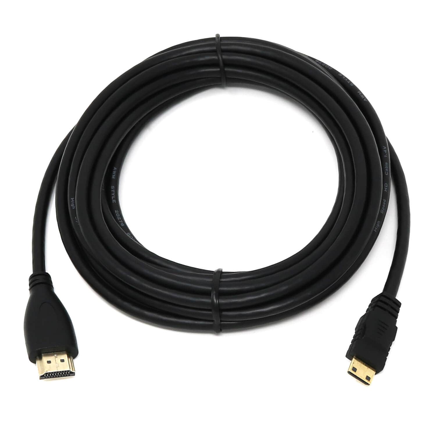 Mini HDMI to HDMI Cable for Raspberry Pi Zero - The Pi Hut