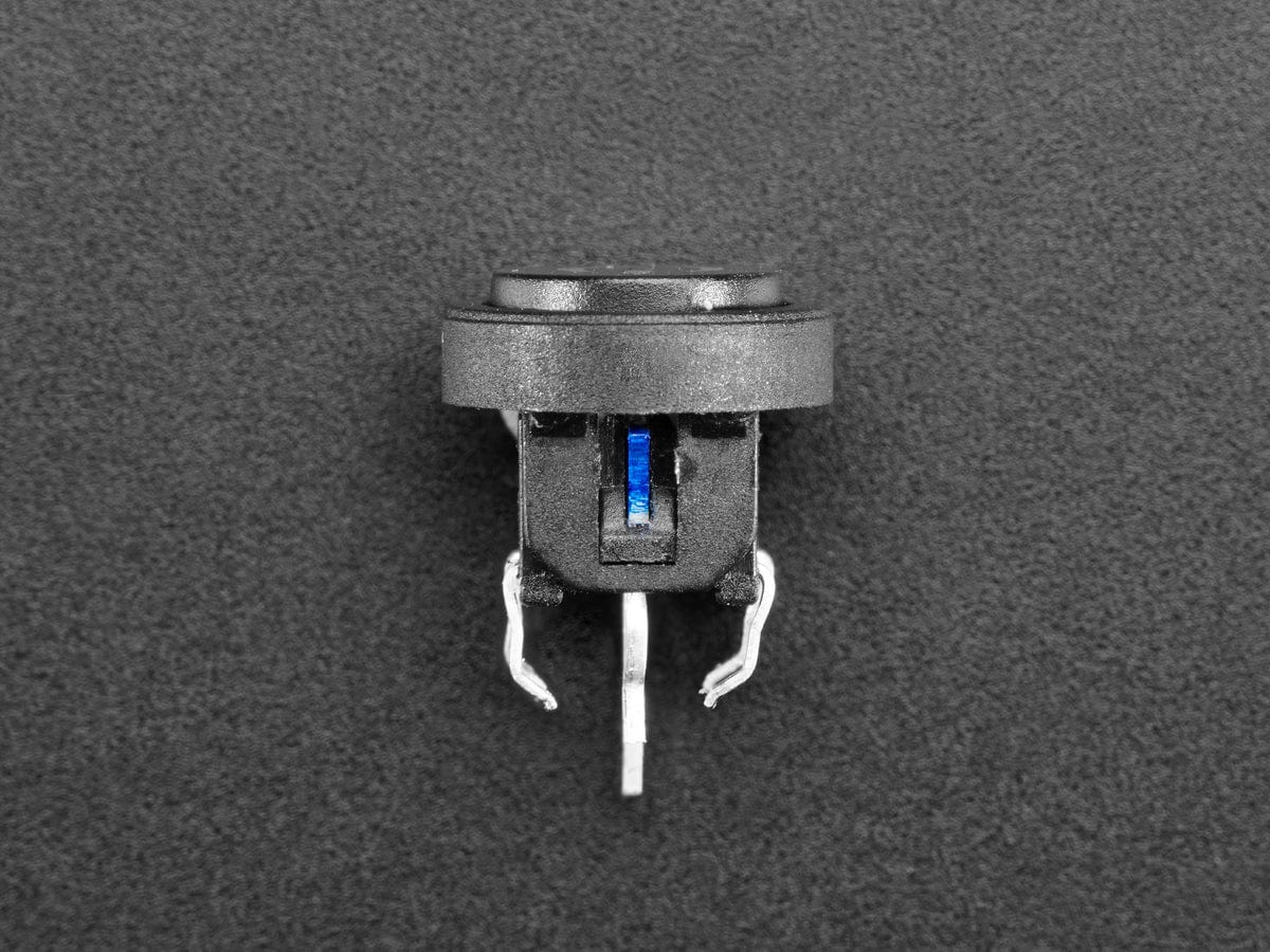 Mini Illuminated Momentary Pushbutton - Blue Power Symbol - The Pi Hut