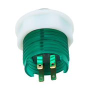 Mini LED Arcade Button - 24mm Translucent Green - The Pi Hut