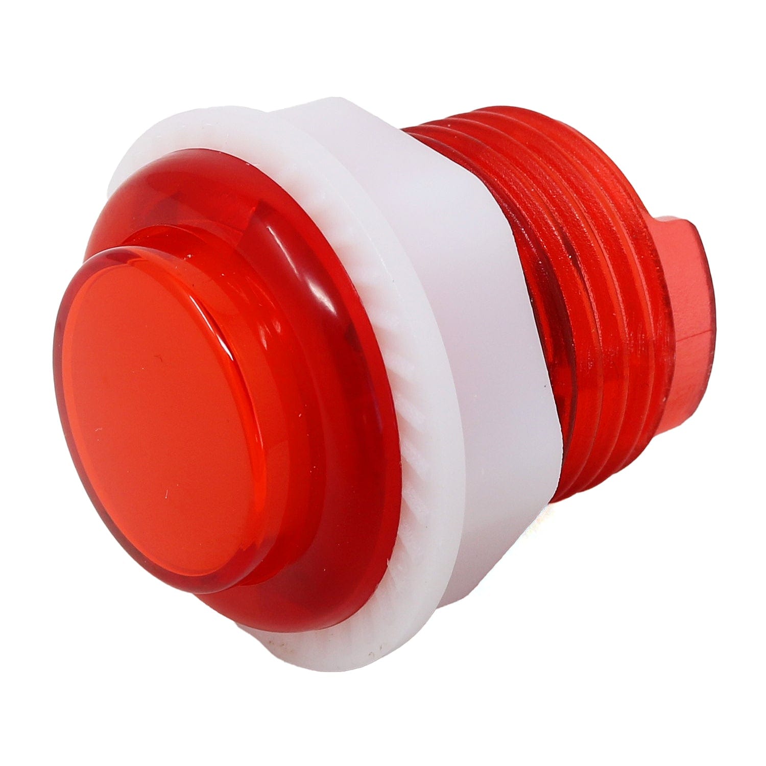 Mini LED Arcade Button - 24mm Translucent Red - The Pi Hut