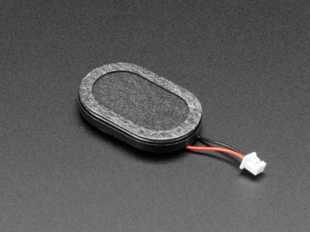 Mini Oval Speaker with Short Wires - 8 Ohm 1 Watt - The Pi Hut