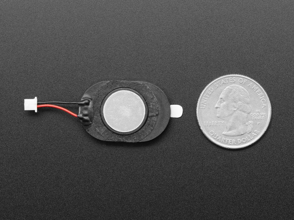 Mini Oval Speaker with Short Wires - 8 Ohm 1 Watt - The Pi Hut