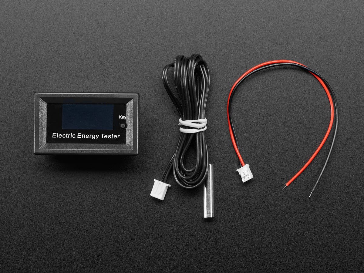 Mini Power Meter with Voltage, Current, Watts, mAh & mWh Display - The Pi Hut