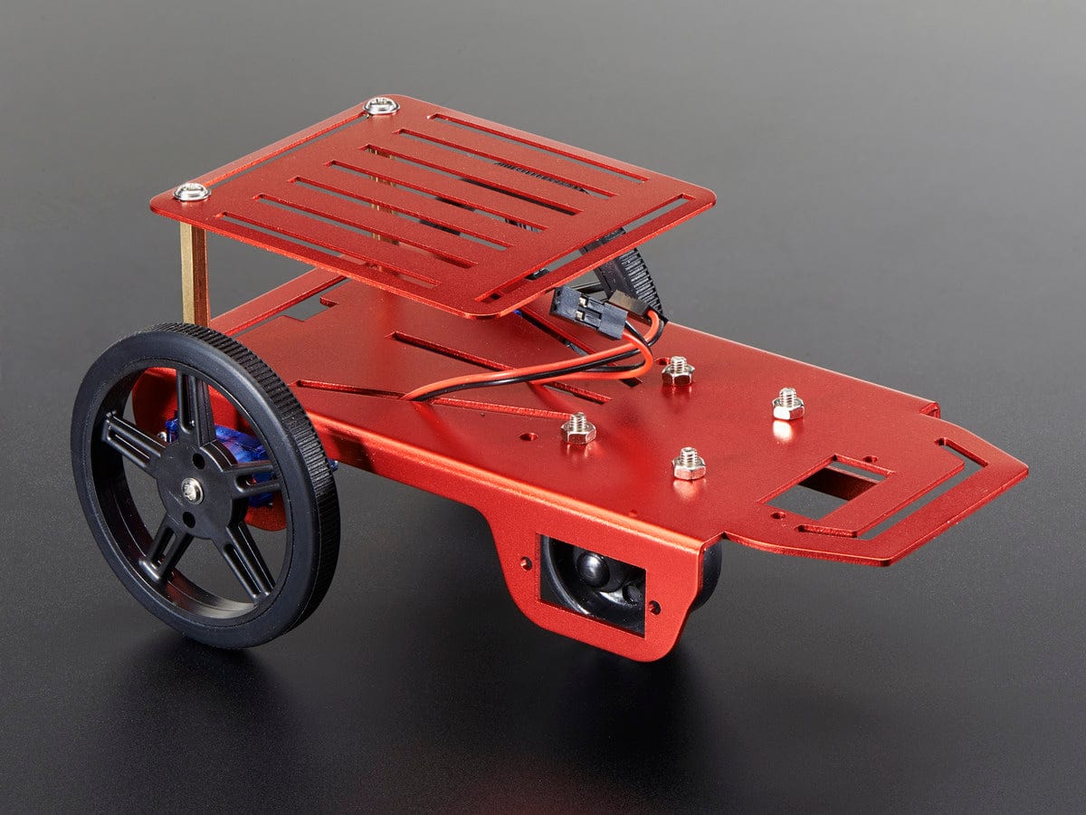 Mini Robot Rover Chassis Kit - 2WD with DC Motors - The Pi Hut