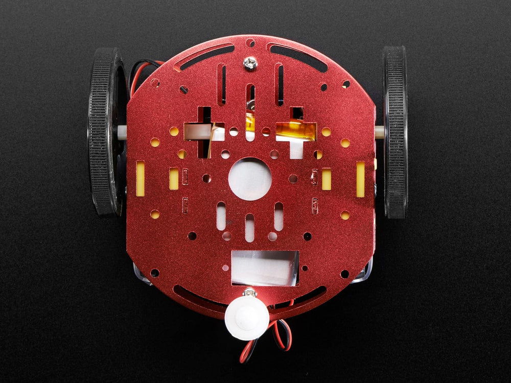 Mini Round Robot Chassis Kit - 2WD with DC Motors - The Pi Hut