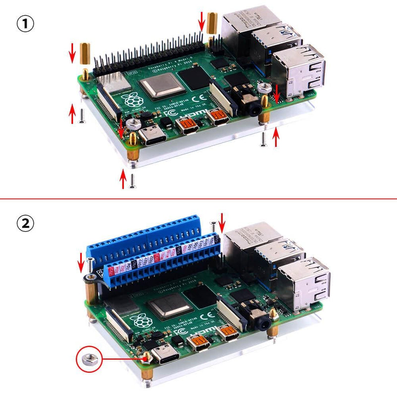 Division Raspberry Pi Terminal Mini Terminal Breakout Board for Raspberry Pi - The Pi Hut