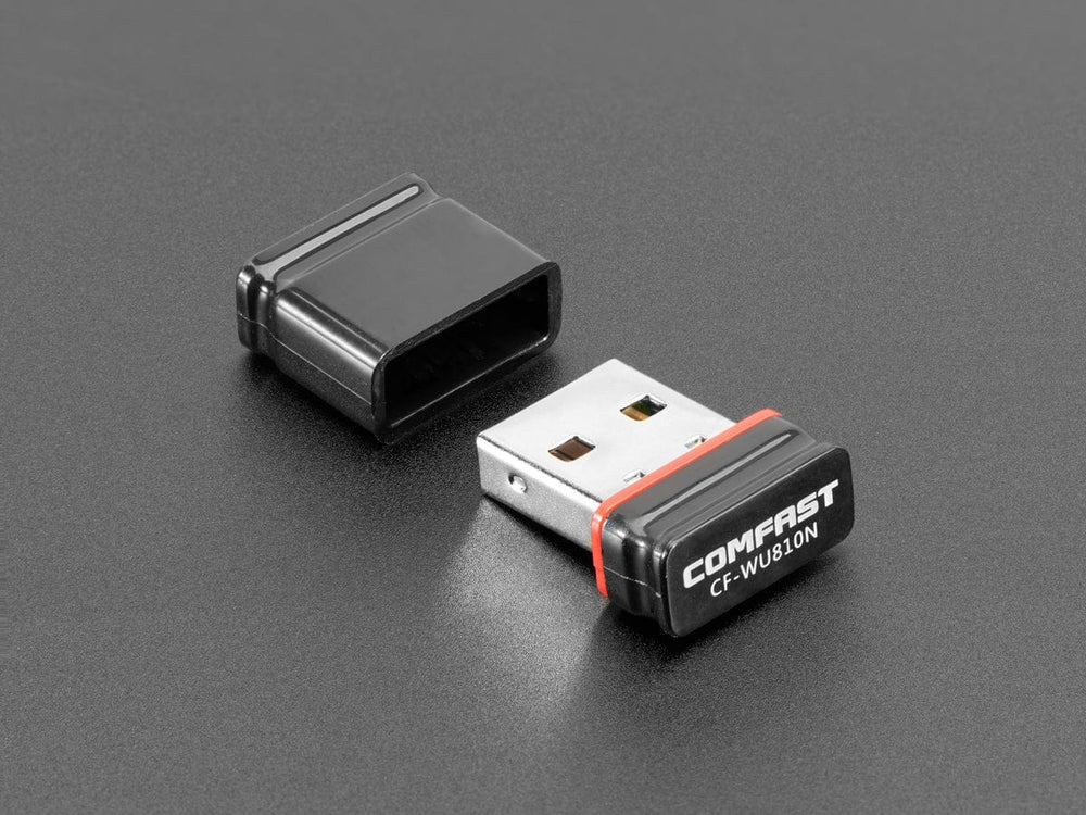 Mini USB WiFi Module - RTL8188eu - 802.11b/g/n - The Pi Hut