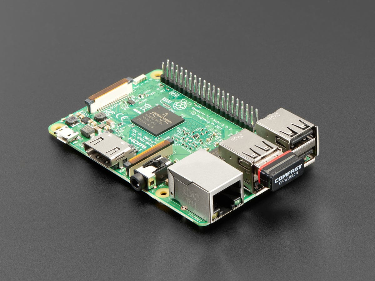 Mini USB WiFi Module - RTL8188eu - 802.11b/g/n - The Pi Hut