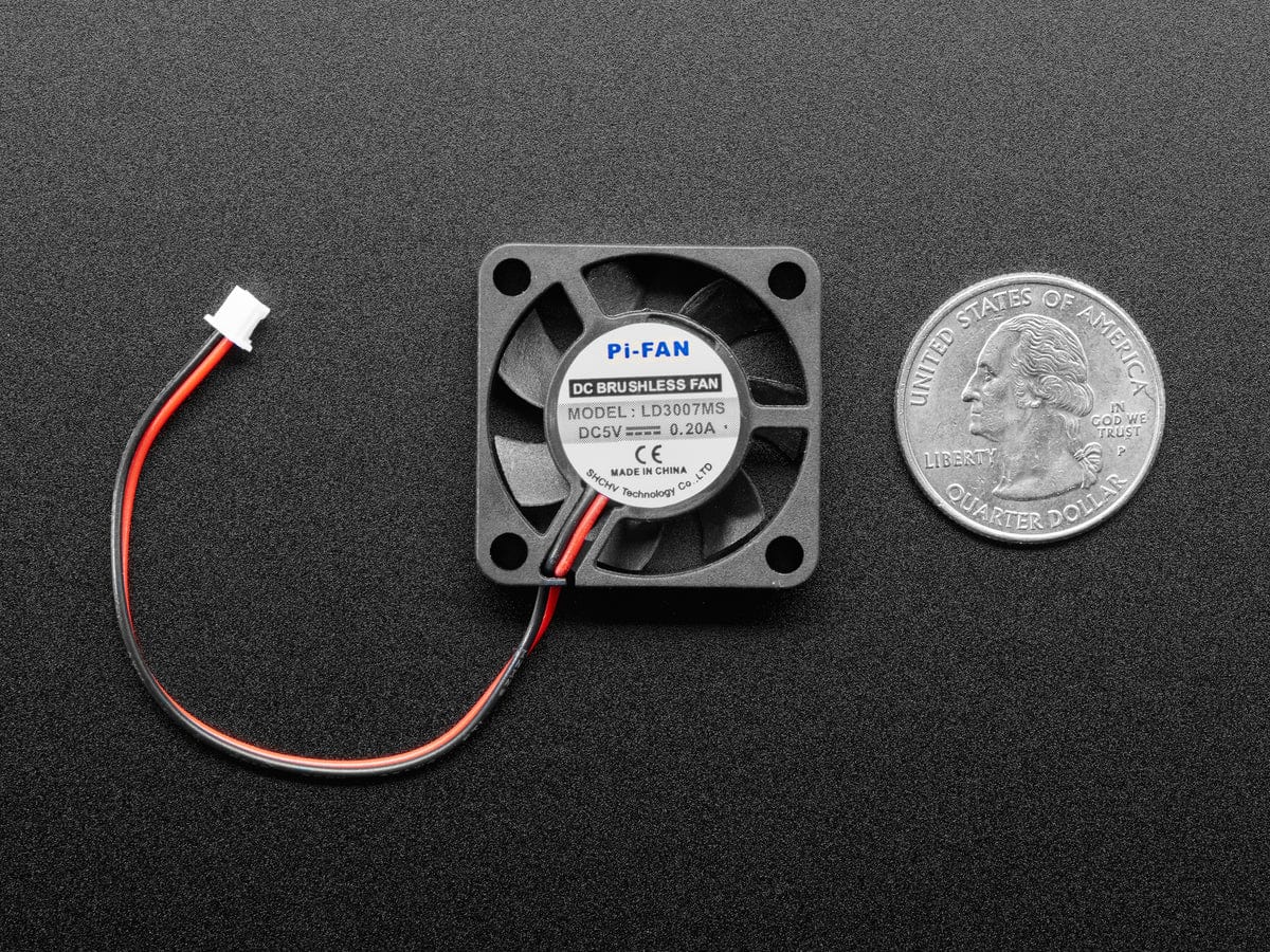 Miniature 5V Cooling Fan with Molex PicoBlade Connector - The Pi Hut